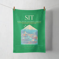 Thumbnail for Sitka Rocky Gutierrez Airport (SIT) design on green towel
