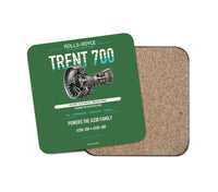 Thumbnail for TRENT 700 design on green 1 piece coaster