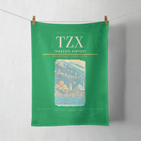 Thumbnail for Trabzon Airport (TZX) design on green towel