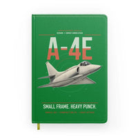 Thumbnail for A-4E Skyhawk design on green notebook