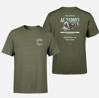 Thumbnail for AE 2100D3 design on green army t shirt