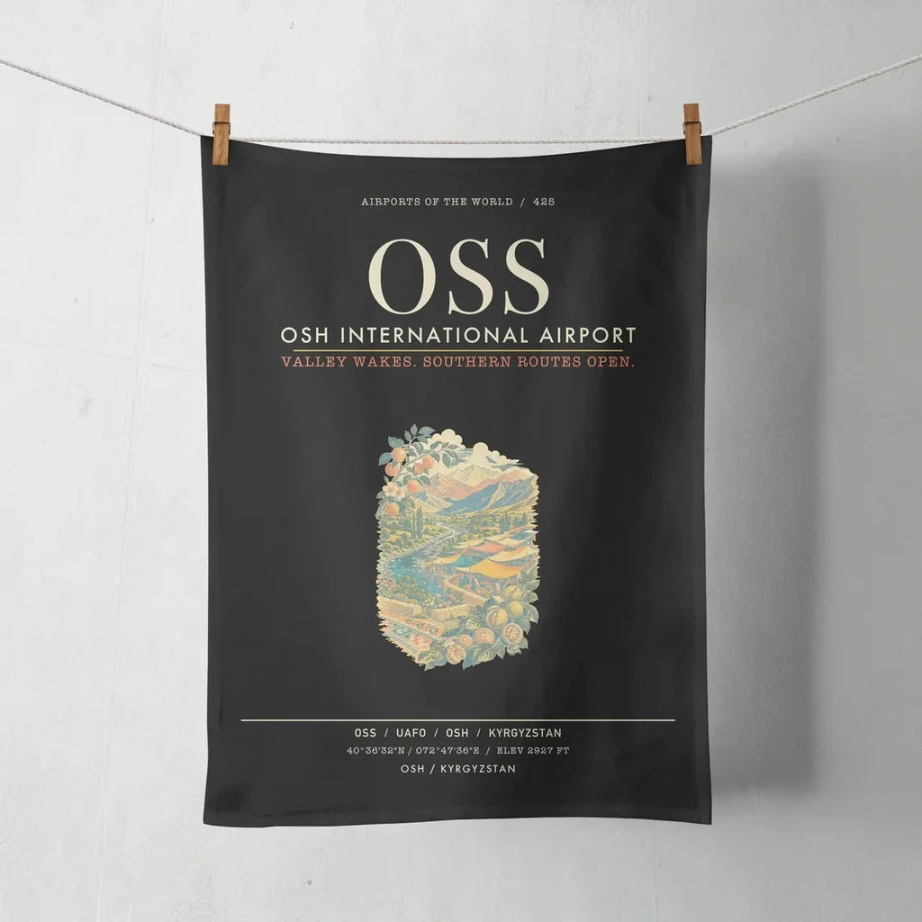 Osh International Airport OSS - Black