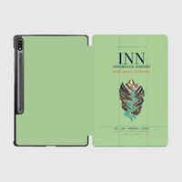 Thumbnail for Innsbruck Airport (INN) design on light green samsung tablet tablet case
