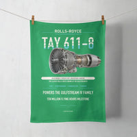 Thumbnail for TAY 611-8 design on green towel