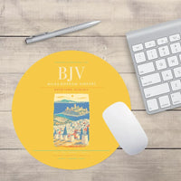 Thumbnail for Milas-Bodrum Airport BJV Mouse-Pad Round - Yellow