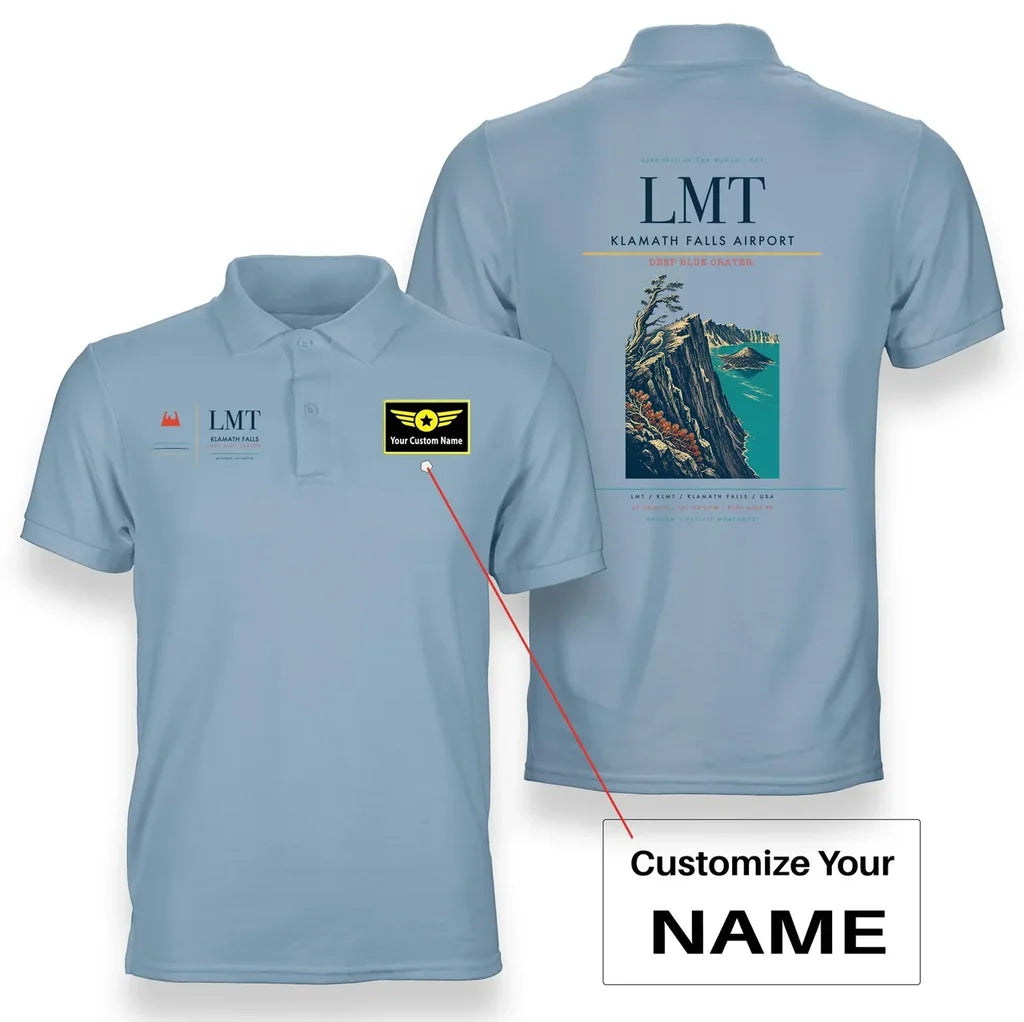 Klamath Falls Airport LMT Light Blue+Name