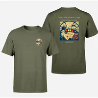 Thumbnail for VINTAGE G4297 - The Navigator's Stars - Double-Side T-Shirt design on greenarmy double side t shirt