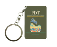 Thumbnail for Eastern Oregon Regional Airport (PDT) design on green army key chain