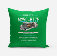 Thumbnail for M250-B17F design on green pillow