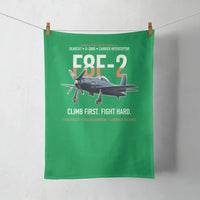 Thumbnail for F8F-2 Bearcat Climb First Fight Hard design on green towel
