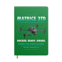Thumbnail for DJI Matrice 3TD design on green notebook
