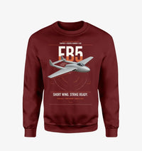 Thumbnail for de Havilland Vampire FB5 design on wine red sweatshirt