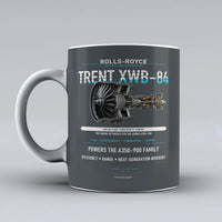Thumbnail for XWB-84 Mug design on gray trent