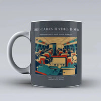 Thumbnail for VINTAGE G4229 - The Cabin Radio Hour - Ceramic Mug design on gray