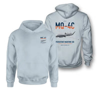 Thumbnail for MQ-4C Triton IFC-4 design on light blue double-side hoodie, double-side print