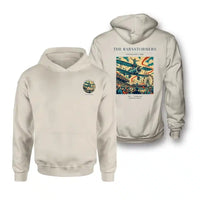 Thumbnail for VINTAGE G4017 - The Barnstormers - Double-Side Hoodie design on khaki double side