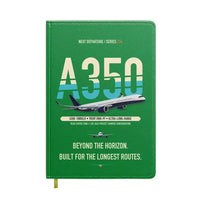 Thumbnail for Airbus A350-1000ULR design on green notebook