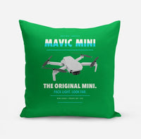Thumbnail for DJI Mavic Mini design on green pillow