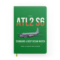 Thumbnail for Atlantique 2 Standard 6 design on green notebook