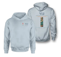 Thumbnail for Bauerfield International Airport (VLI) design on light blue double-side hoodie