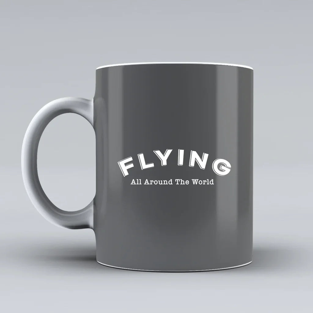 Customisable Flying All Around The World Mug - view 8