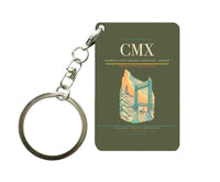 Thumbnail for Houghton County Memorial Airport (CMX) design on green army key chain