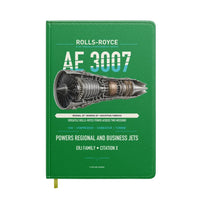 Thumbnail for AE 3007 design on green notebook