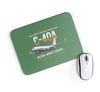 Thumbnail for C-40A Clipper Fleet Logistics Ready design on green rectangle mouse pad