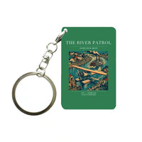 Thumbnail for VINTAGE G4050 - The River Patrol - Designed Key Chain design on green