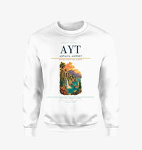 Thumbnail for Antalya Airport AYT Sweatshirt - White