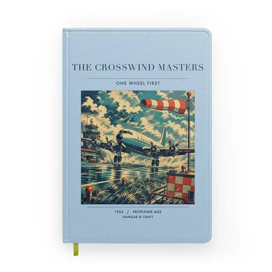 VINTAGE G4109 - The Crosswind Masters - Designed Notebooks design on lightblue