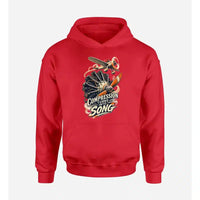 Thumbnail for SIGNAL 664 - Compression Turns Into Song design on red hoodie single side