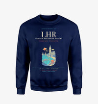Thumbnail for London Heathrow Airport LHR Sweatshirt - Navy Blue