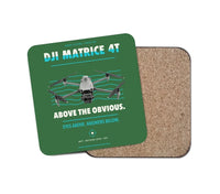 Thumbnail for DJI Matrice 4T design on green 1 piece coaster