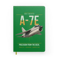 Thumbnail for A-7E Corsair II design on green notebook