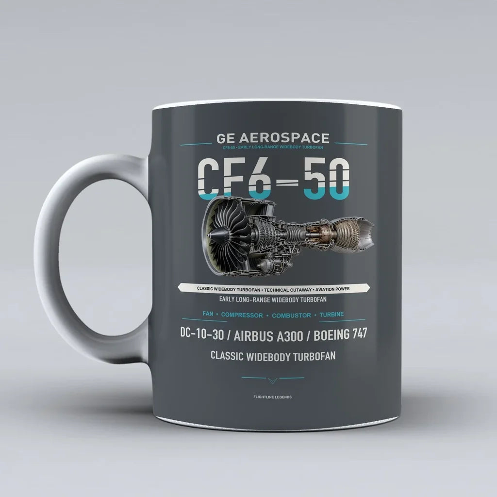 Mug design on gray cf6 50