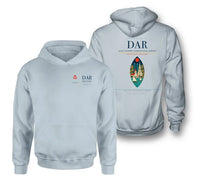 Thumbnail for Julius Nyerere International Airport (DAR) design on light blue double-side hoodie