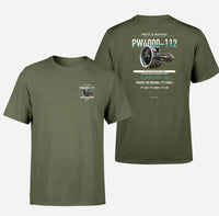 Thumbnail for PW4000-112 design on green army t shirt