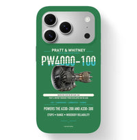 Thumbnail for PW4000-100 Case design on green iphone case