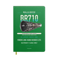 Thumbnail for BR710 design on green notebook