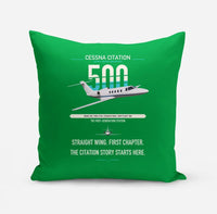 Thumbnail for Cessna Citation 500 - Citation I design on green pillow