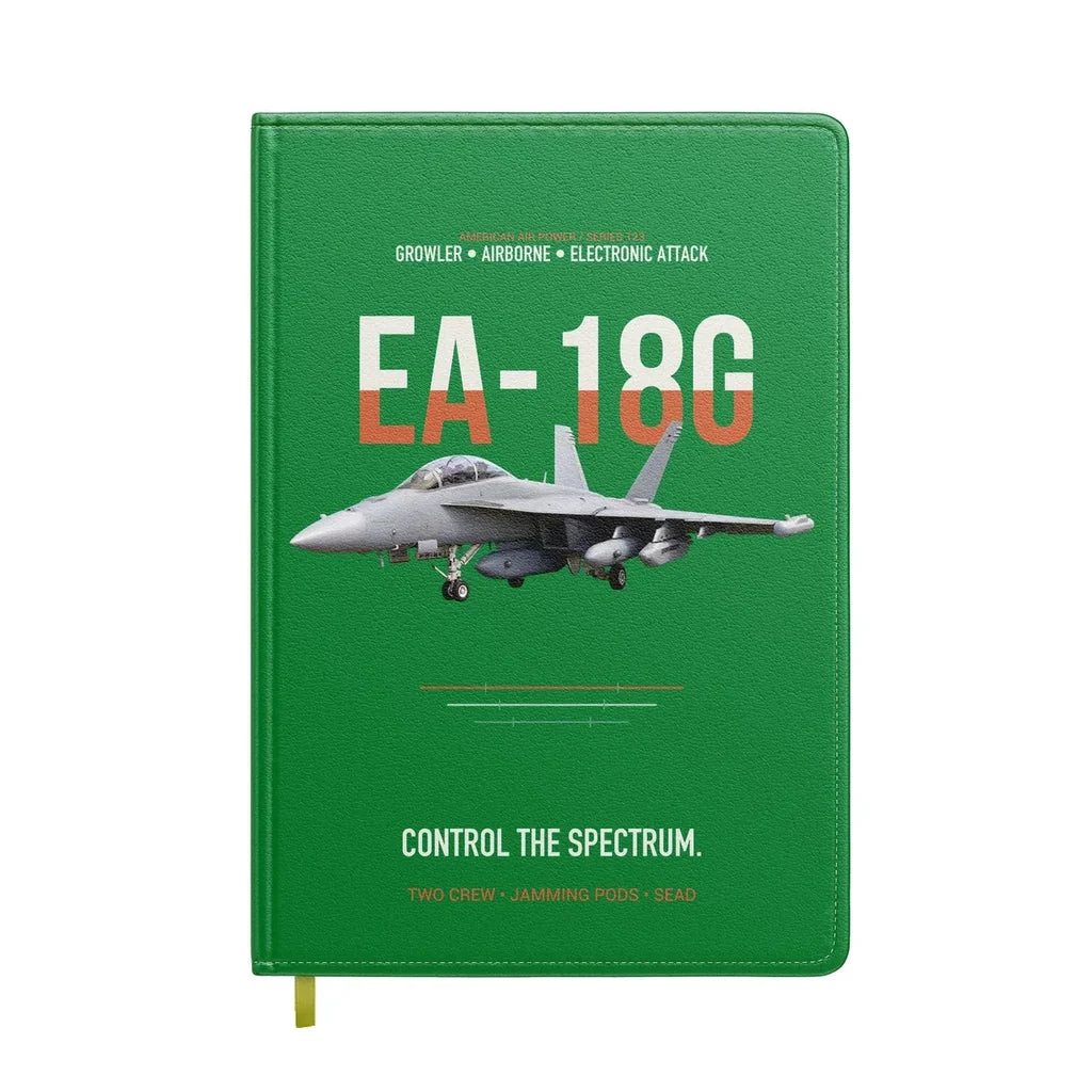 EA-18G Growler Control The Spectrum design on green notebook