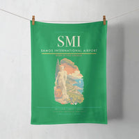Thumbnail for Samos International Airport (SMI) design on green towel