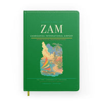 Thumbnail for Zamboanga International Airport (ZAM) design on green notebook