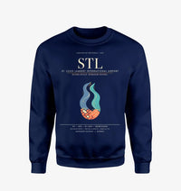 Thumbnail for St. Louis Lambert International Airport STL Sweatshirt - Navy Blue