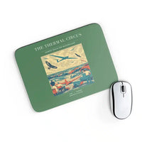 Thumbnail for VINTAGE G4474 - The Thermal Circus - Designed Mouse Pads design on green rectangle