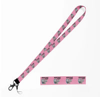 Thumbnail for Boeing 737+Text & CFM LEAP-1 Engine lanyard - pink