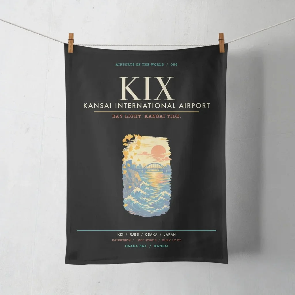 Osaka Kansai International Airport KIX - Black