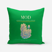 Thumbnail for Modesto City-County Airport (MOD) design on green pillow