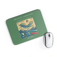 Thumbnail for VINTAGE G4473 - The Night Glider Wave - Designed Mouse Pads design on green rectangle